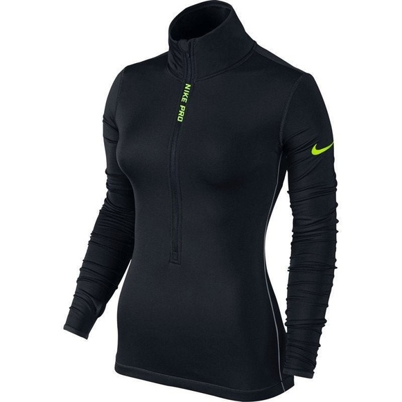 nike pro hyperwarm half zip